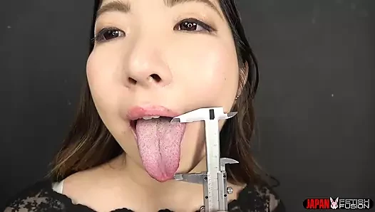 ОТ ПЕРВОГО ЛИЦА!! Наблюдение языка и фетишизм Saliva - Tsubasa Ichimiya