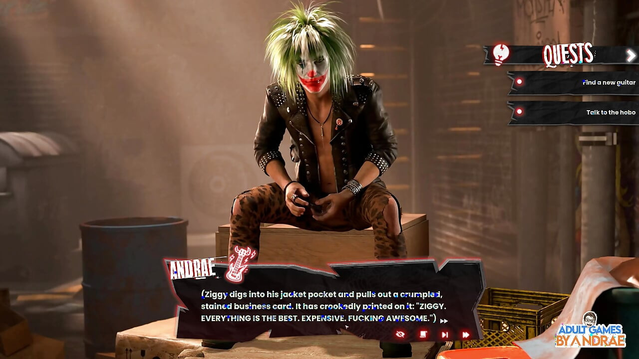 Sex, Sin & Rock'n'roll Gameplay Part 1 - Van Crash, Motel Stop & a Strange New Beginning