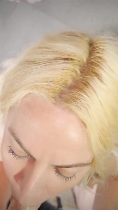 Blonde Wife Lets Herself Be Inseminated by the Gardener!