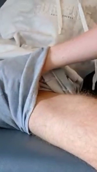 Step Dad Helps Out Step Daughter by Letting Her Use His Big Cock for Practicing Her Handjob Skills