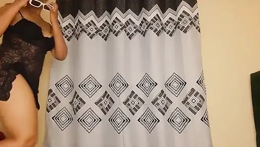 У бабушки маленькая киска