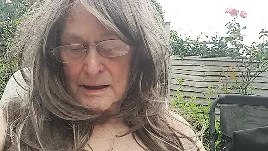 Back to bra and knickers outdoor