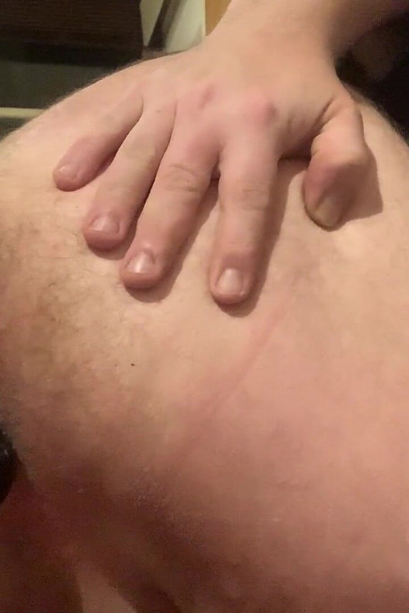 Big Beads in My Asshole Close up