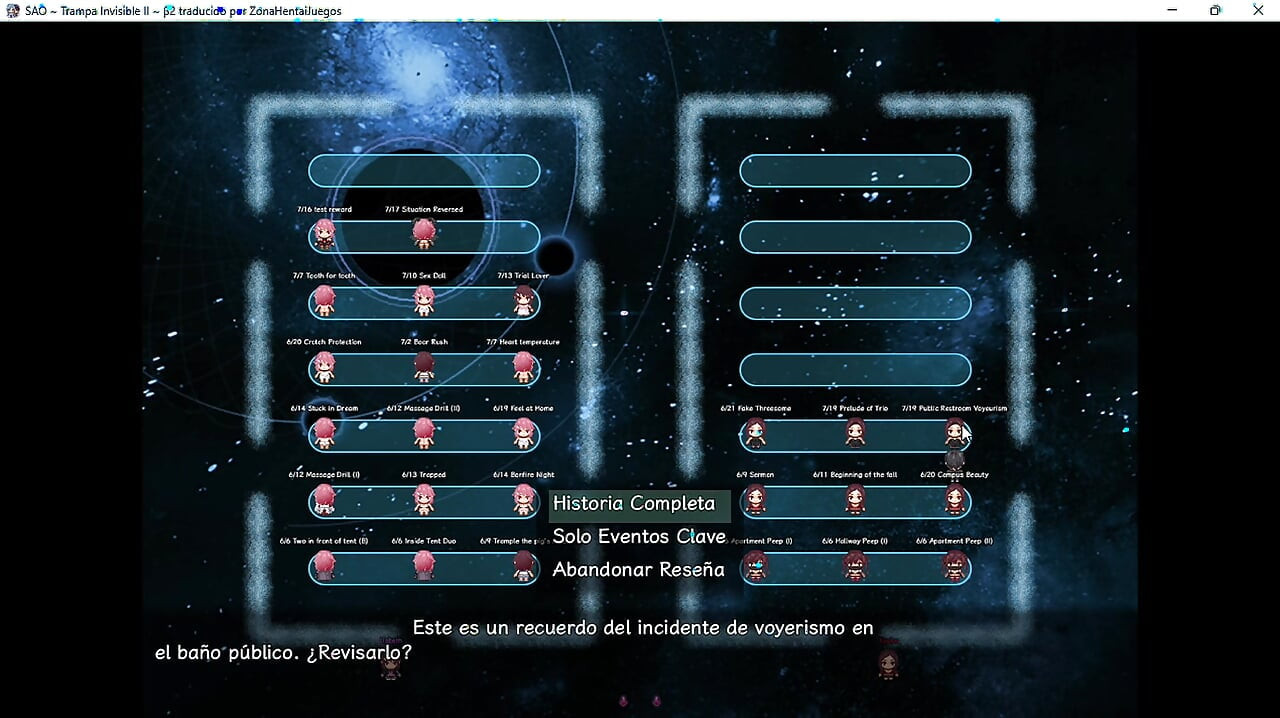 SWORD ART ONLINE NTR KIOKA JUEGO +18