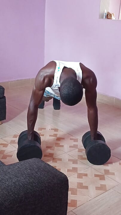 Having a Workout with My Dude