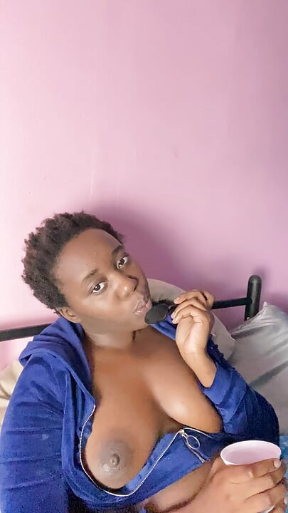 Italian Ice Cream Mukbang Nude With Natural Big Tits Out And Exposed