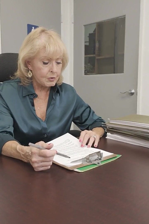 AuntJudysXXX - a Naughty Job Interview with Busty Boss GILF Desiree Eden