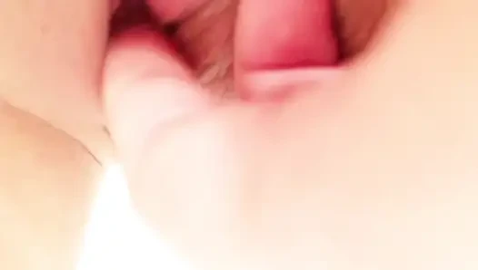 Cheerleader neckt süßes mädchen in Rainbow socken spielt masturbation