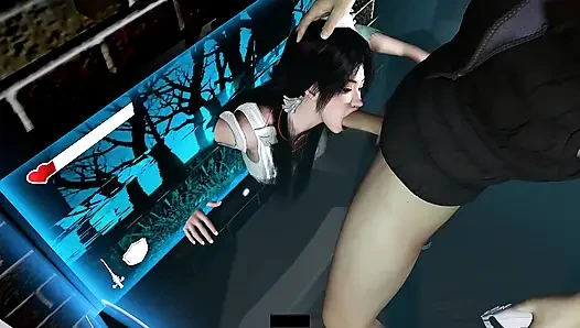 Divine Curves: Богиня Светится в движении - 3D анимация, хентай