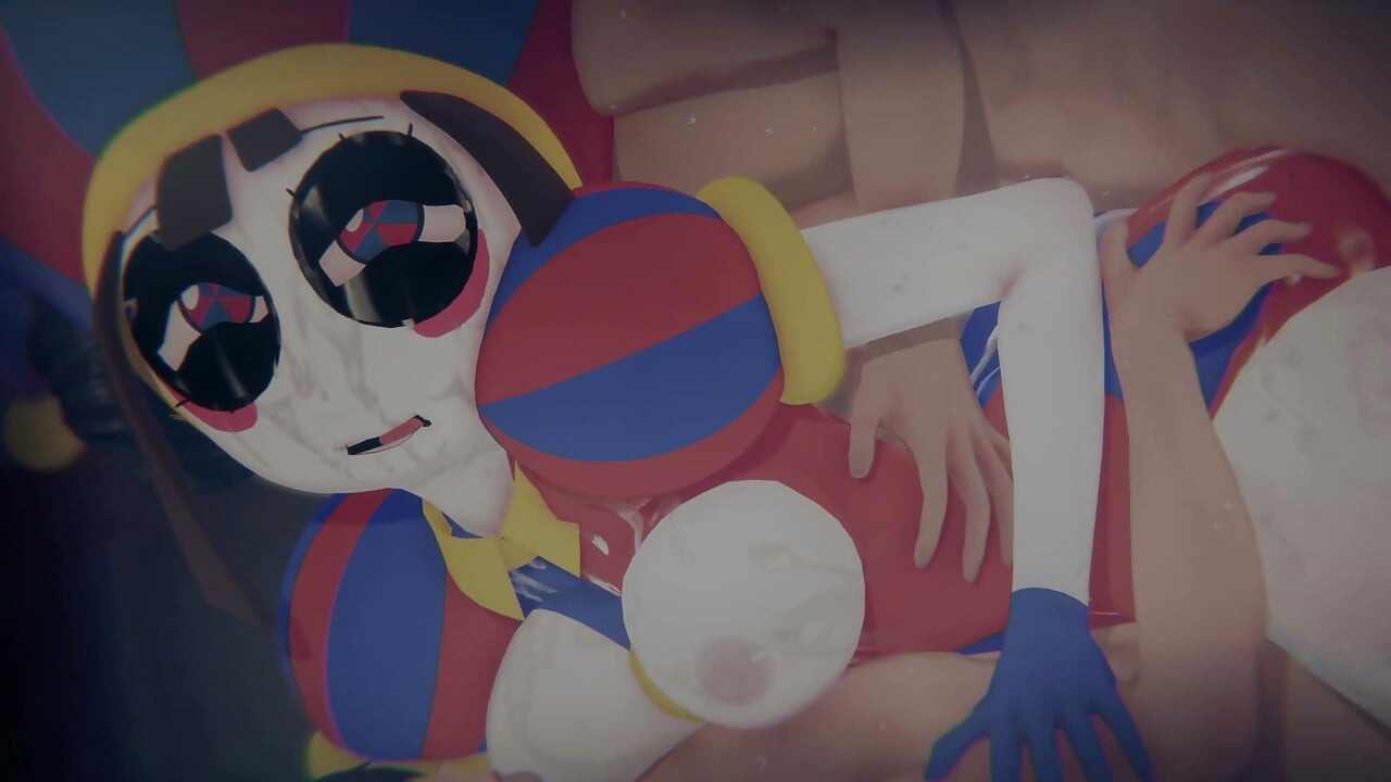 Fortnite X Tadc Pomni Trapped in the Loop Tied up Digital Girl Hardcore POV Spitroast 4k60fps