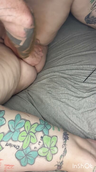 BBW Takes on Big Dildo