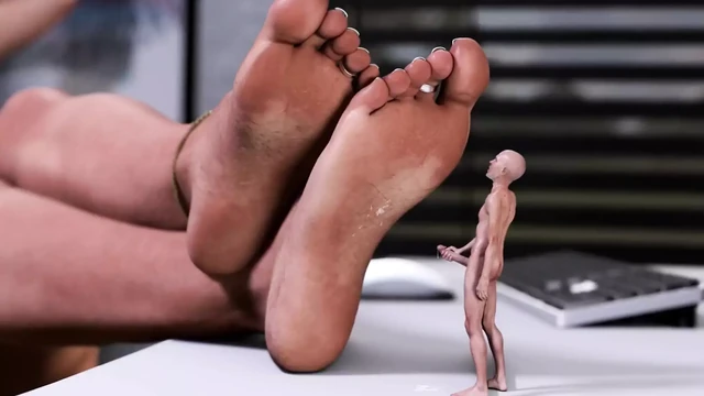 Высокая извращечная жена х старый мужик с массивным членом - 3D анимация, нижняя ENG