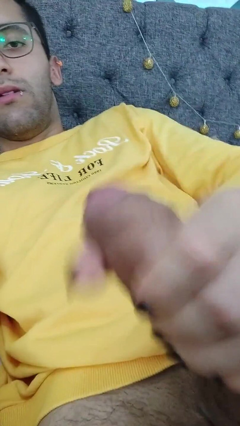 Nice cumshot after a show
