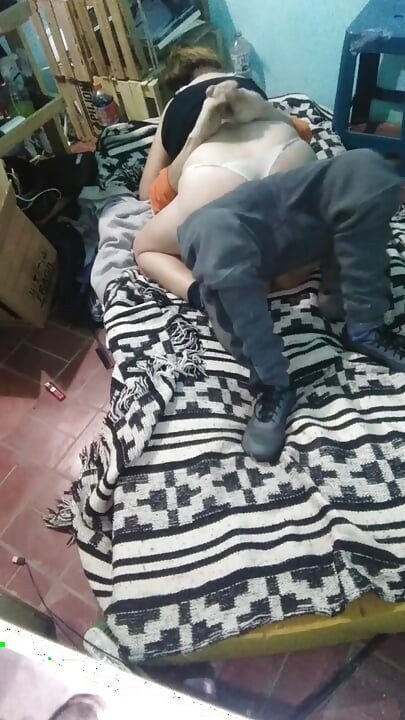Girl with Montano Dress with the Mattress on the Floor