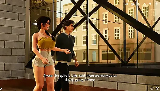 A Late Night Cleanup With Alyssia Leads to a Private Poolside Hookup (3D Gameplay)