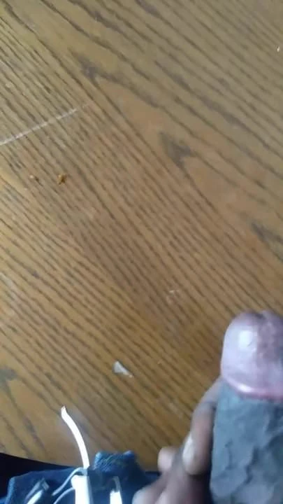 Cumming on the table
