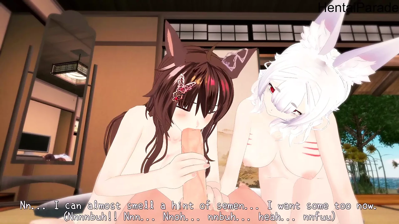 Hentai Threesome Fumi X Nina Vtuber Uncensored
