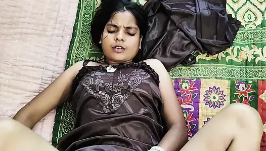 Cute husband wife first night  fucking in Indian desi beautiful couple