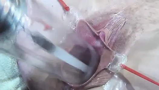 10 Vagina Tersebar Jauh Fucking Dengan Lampu 1000 Watt