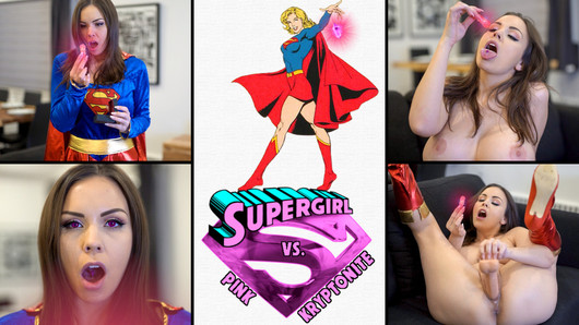 Supergirl vs kryptonite rosa