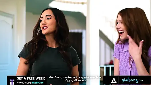 Girlsway - myra si cewek mungil rambut merah menggoda tetangganya yang semok chloe amour - terjemahan bahasa perancis