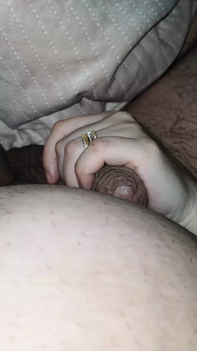 How to handjob step son dick under blanket ???