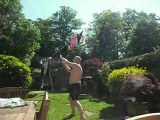 Cuckold washing the panties