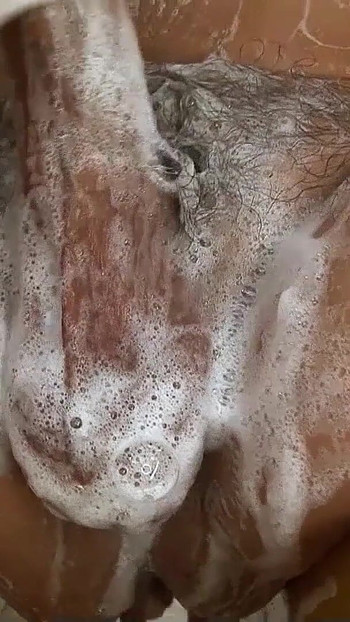 Spectacular moment from "Soapy Massage Creampie Sex for Japanese Teen by two Clients"