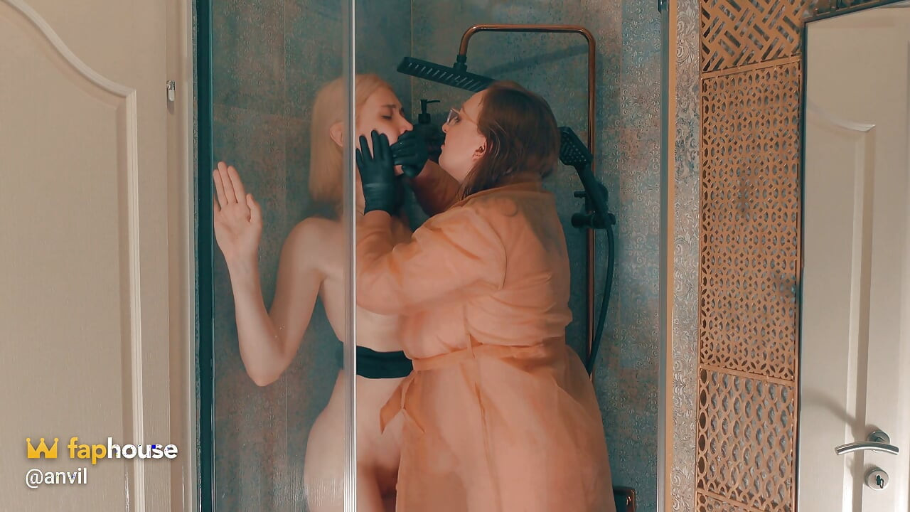 My Stepmother Caught Me Masturbating in the Shower and Hard Punished Me!