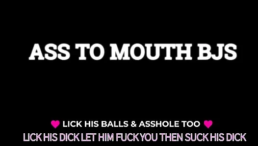 AUDIO ONLY - Become prepared and motivated to perform ass to mouth BJS