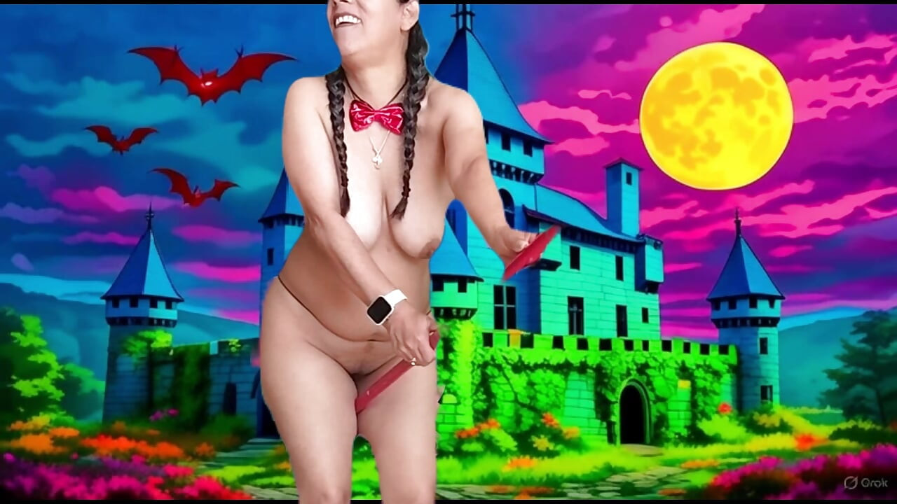 Cum Sucking Vampire with Garabas and Olga
