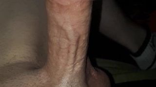 Stroking a hard one
