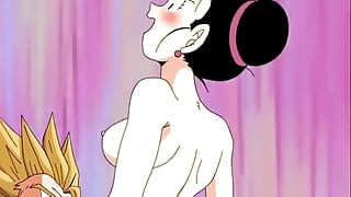 Bulma dan Chichi dari bola naga