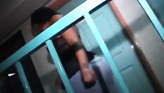 Overweight peckish busty slut gets her wide shaved cunt screwed
