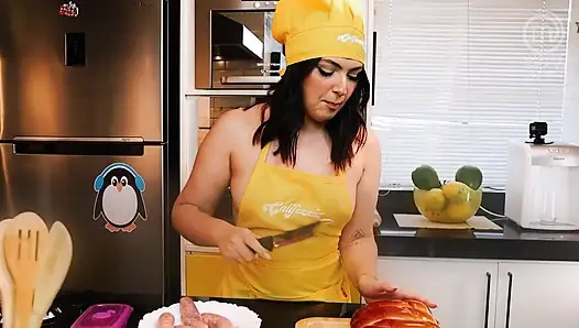 Hot Latinas Lesbians Cooking  - SFW