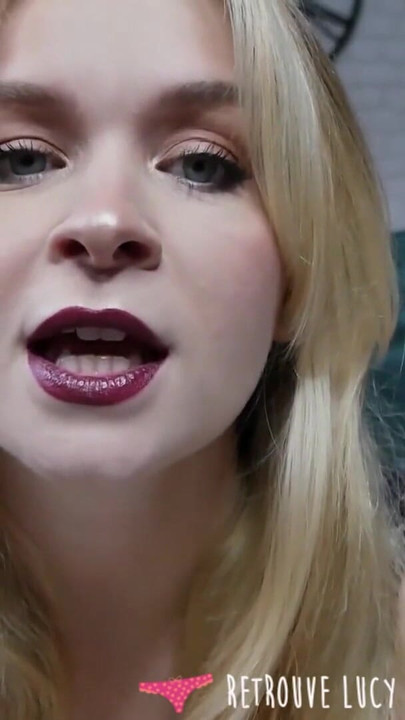Vends-ta-culotte - Stunning French blonde dominatrix conditions you to be a good submissive slave | Clip 2