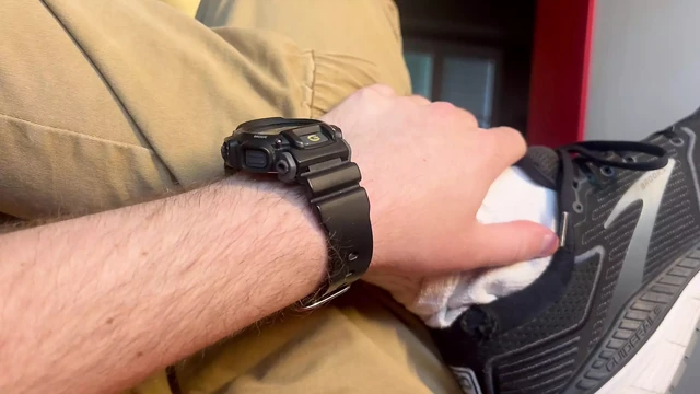 Softcore shoe touching