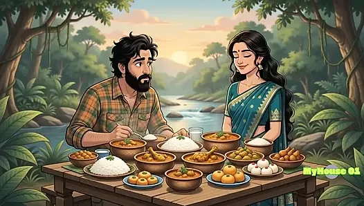 Pushpa ve Srivalli ormanda romantizm