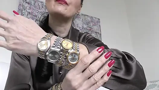 Nach der Vererbung der Uhr sexy Watch Sounds während der masturbation, Lady victoria Valente