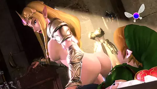 Zelda Riding Link's Dick by AmbrosineSFM