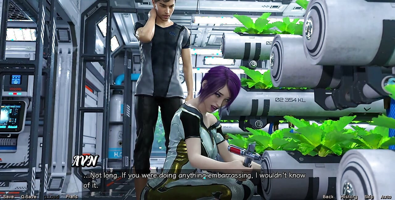 Stranded in Space - Meeting a Shy Emo Girl