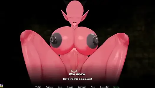 Twisted world remake #15: ngentot semua succubi di gua - oleh eroticgamesnc