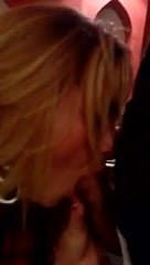 mature lady sucking cock at hotel