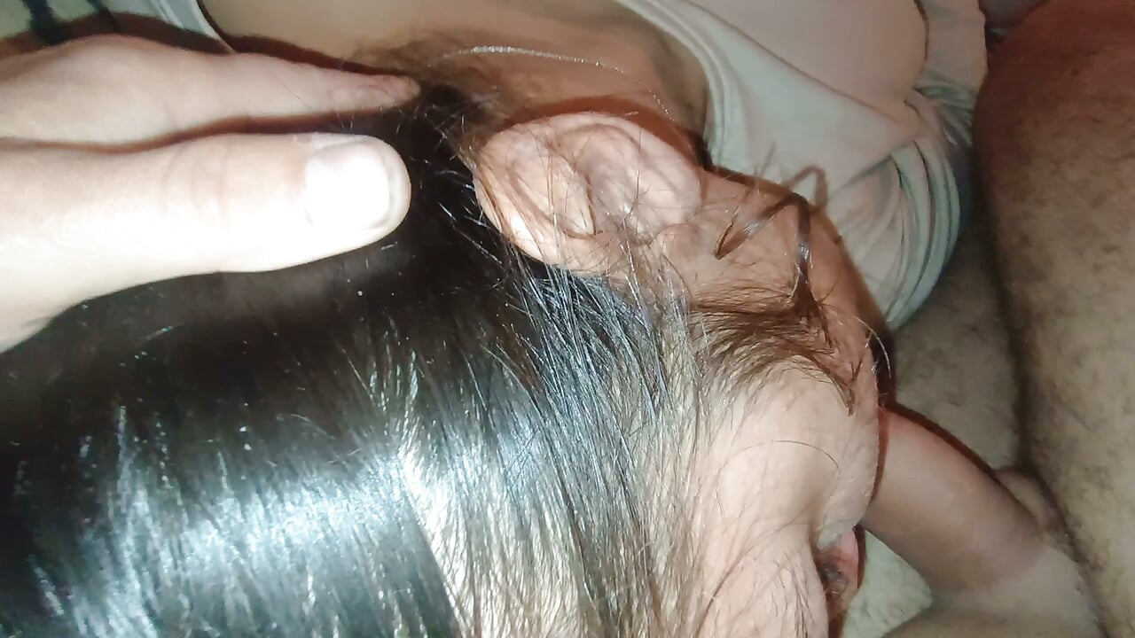 Stepdaughter licks my dick wonderfully and swallows it all