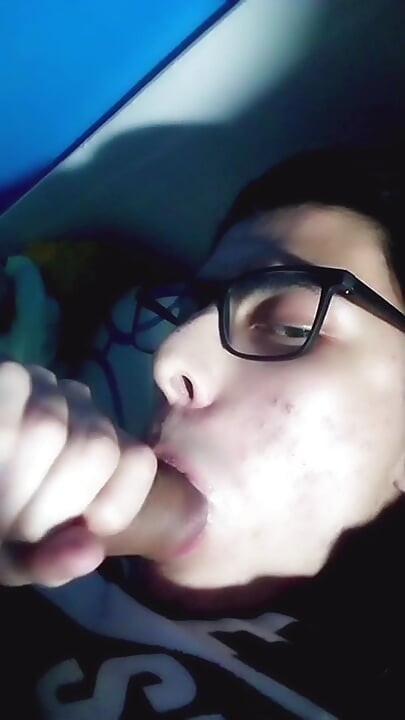 selfsuck and cum twice in mouth