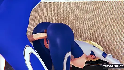 Invisible Woman Is Getting Fucked with Elastic Dick in Anal // Parody