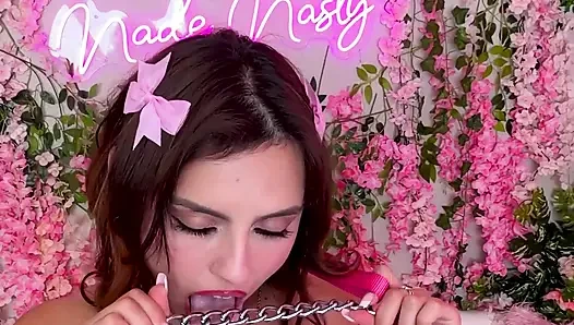 Cock Crazy Angel Windell Gets Creampied - Vertical