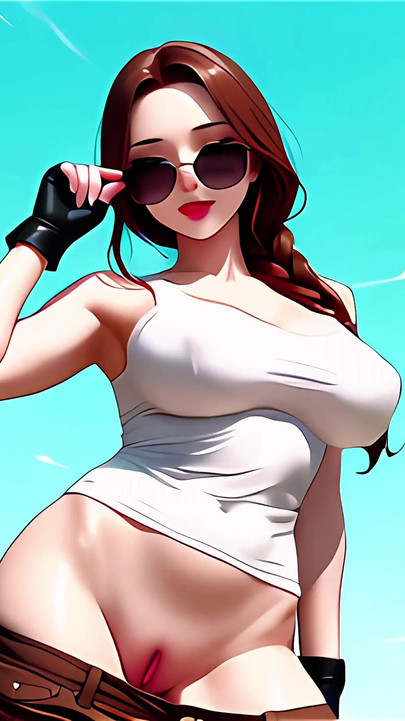 Parody Lara Croft Anime Hentai Uncensored 4k60fps, Who Loves Big Cocks, Blowjob, Cowgirl, Double Penetration, Cumshot Facial