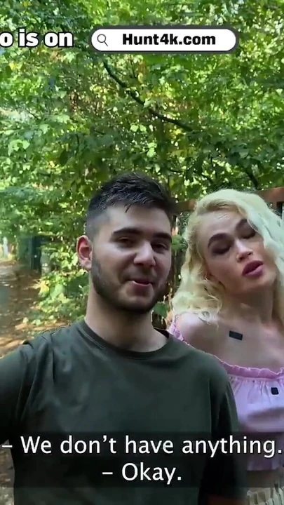 Powerful moment from "HUNT4K. Blonde loved facesitting and doggy style with Hunter outdoors"