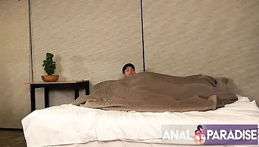 MY GIRLFRIEND CAUGHT ME FUCKING HER STEPMOM THEN THE STEPMOM SEDUCED US BOTH INTO A THREESOME